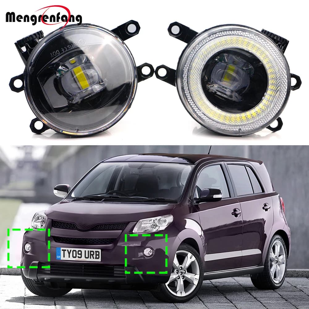 2 pz auto LED fendinebbia Angel Eye Daylight DRL per Toyota Urban Cruiser (_ P1 _) 2007 2008 2009 2010 2011 2012 2013 2014 2015 2016
