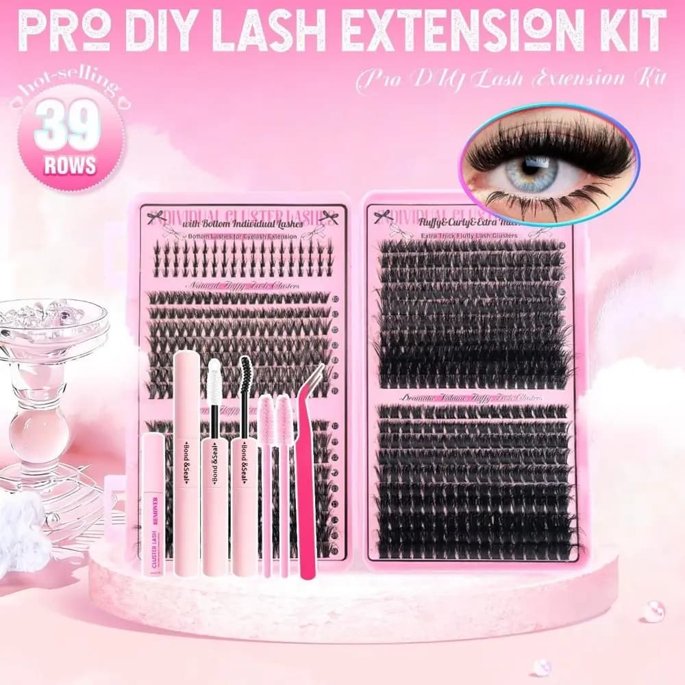 Breasted Eyelashes Mixed Lengths 14/30/39 File, Extension Eyelashes and Reading, Individual Natural Eyelashes for Halloween