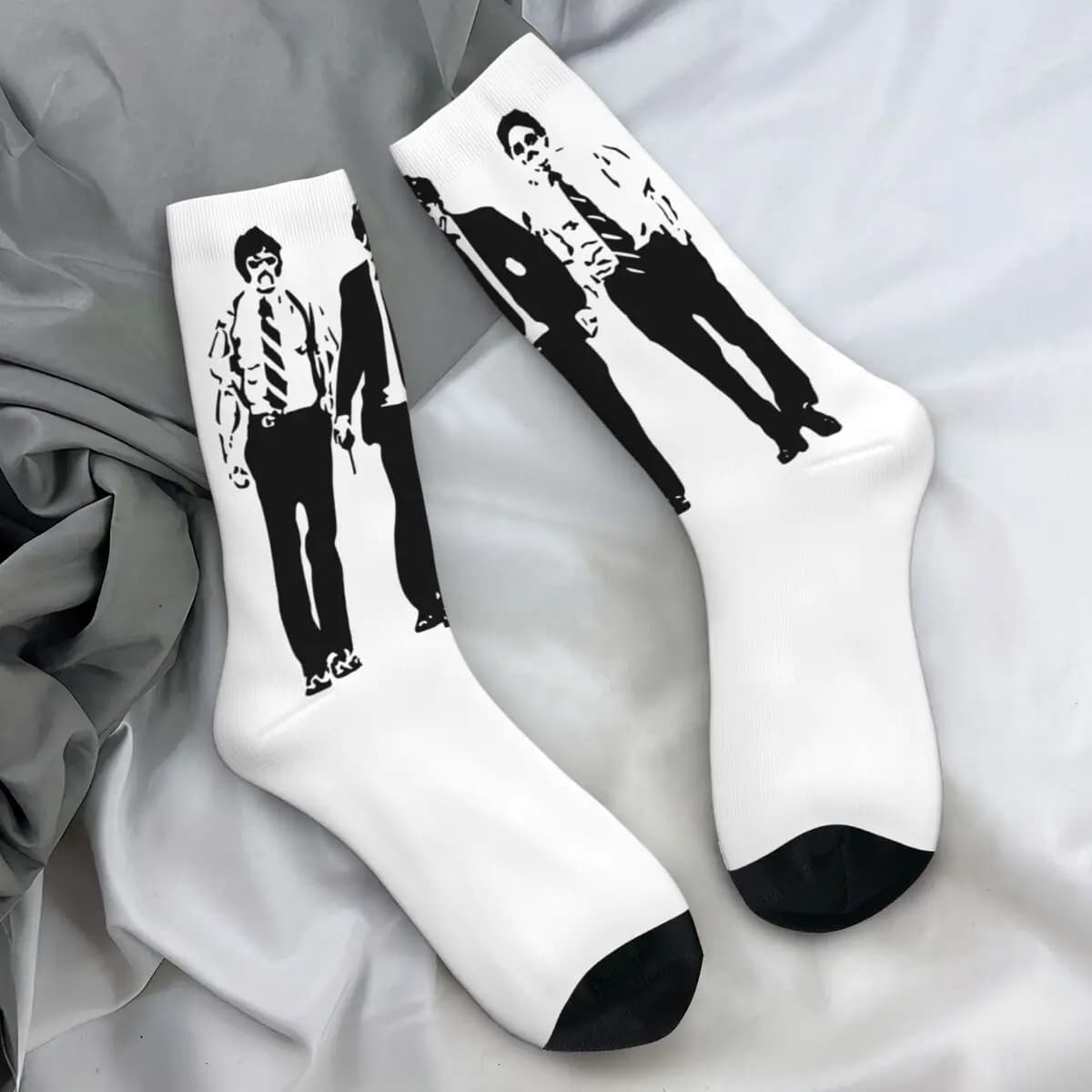 Sabotage Beastie Boys Socks Trendy Stockings Autumn Anti-Slip Men's Socks Comfortable Graphic Skateboard Socks