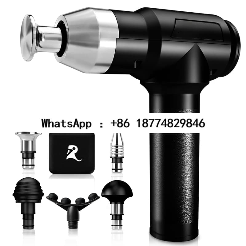 High-powered American band gun, professional muscle massager, powerful massage gun with rehabilitation therapy