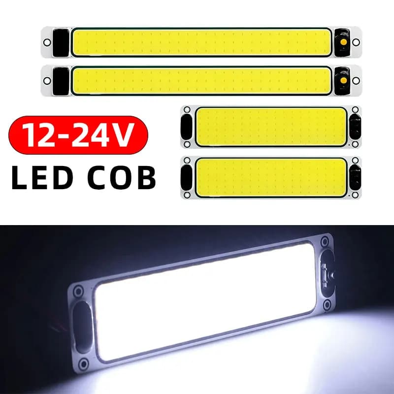 12-24V Auto LED Luce Lettura Notte Luce di striscia Luci al neon Lampada da soffitto automobilistica con interruttore On Off Luci a LED per veicoli
