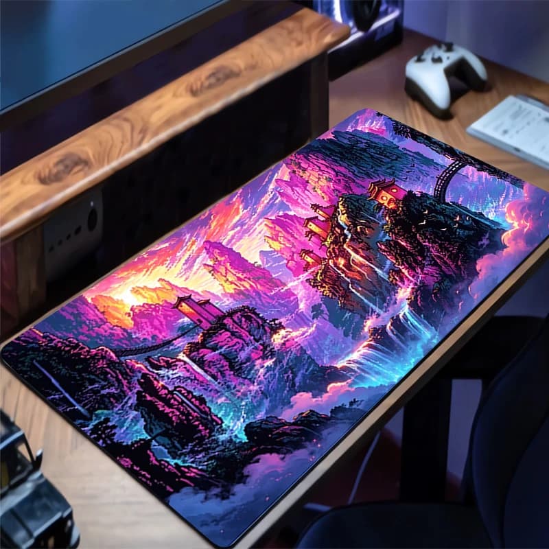 Mouse Pad Beautiful scenery Gaming Accessories PC Gamer alfombrilla xxl Computer Desk Mat Laptop Varmilo Keyboard Mousepad