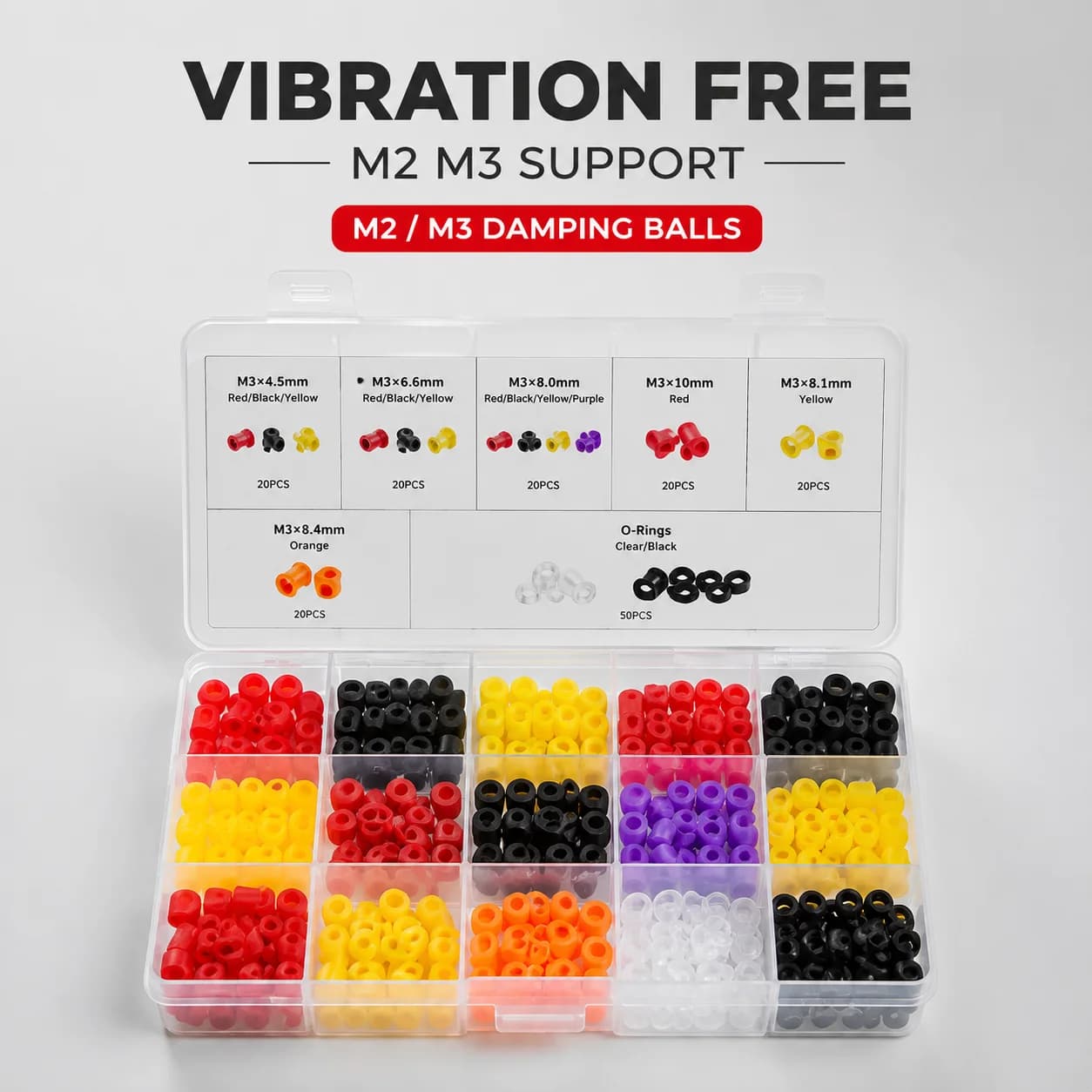 Fpv Drone M2 M3 Soft Mount Shock Absorber F4 F7 Flight Controller Damping Balls Rc Quadcopter Parts Accessory Item