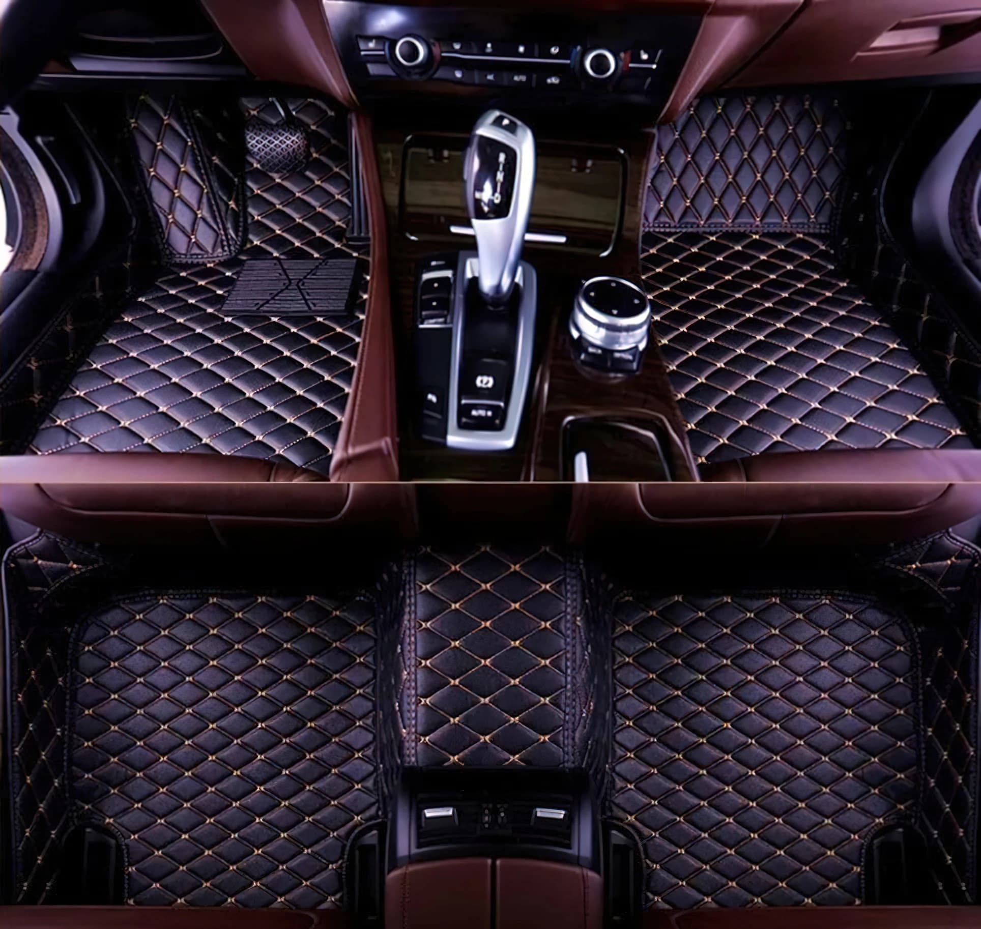 car floor mats fo Subaru Levorg 2015-2024 Auto leather carpet pads full set vehicle foot mat rugs
