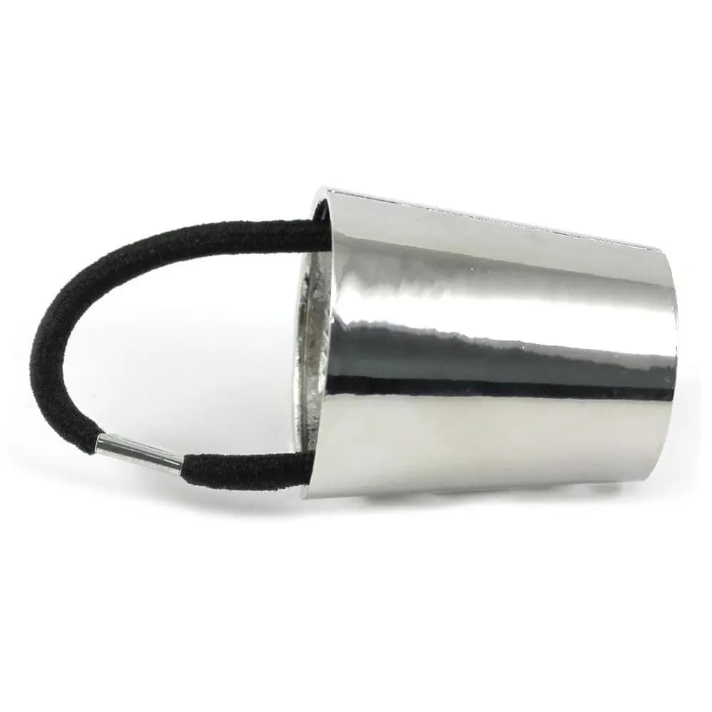 Accessori per capelli: Fermacoda elastico aperto in stile gotico, fermacoda finto in metallo punk, fermaglio per capelli, fascia per capelli