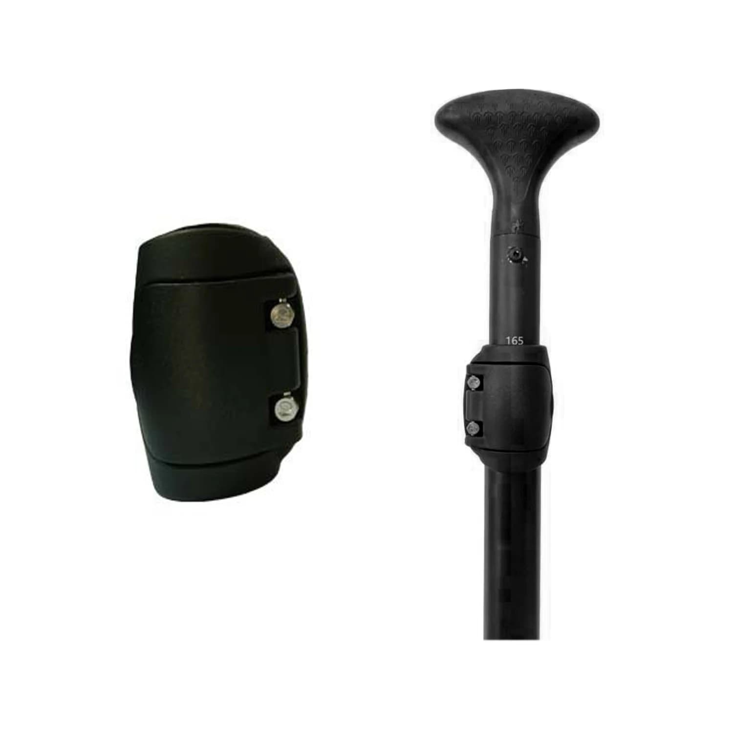 ISURE MARINE Morsetto per pagaia per kayak Morsetto per albero pagaia SUP, Morsetto di ricambio regolabile per barche gonfiabili per sport acquatici, canottaggio, Rafting