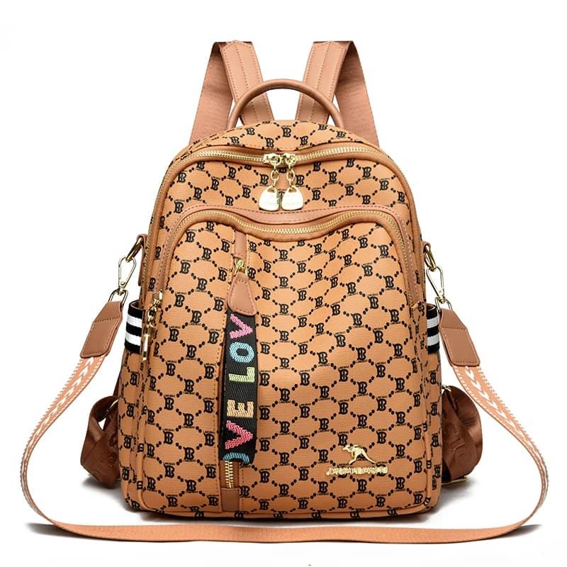 Borsa a tracolla da lettera alla moda in PU nuovo stile alla moda da donna zaino mochila bolsos de mujer borsa da scuola borsa ita per donna