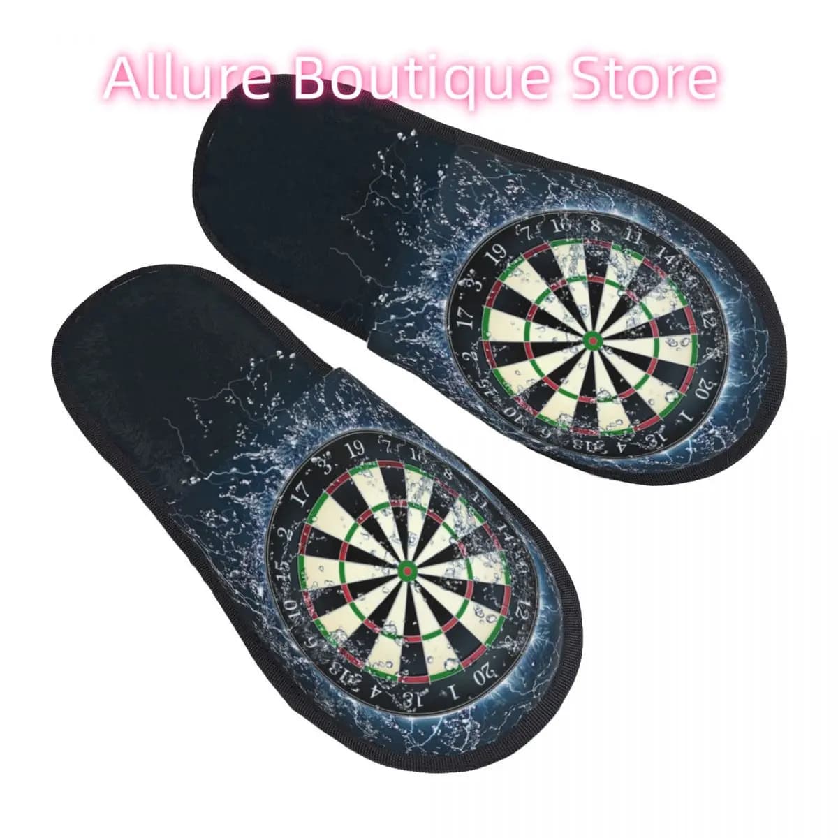 Freccia personalizzata Tiro con l'arco Bersaglio Dard Board Pantofole da casa Scarpe da donna in morbida memory foam Pantofola antiscivolo calda e accogliente