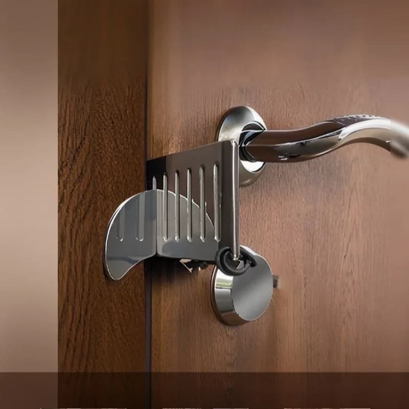 Blocca Porta Portatile per Hotel, Fermaporta Antifurto di Sicurezza per Donne, Blocco Porta per Autodifesa per Casa e Viaggi