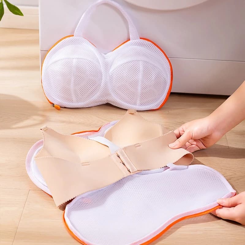 Women's Bra Laundry Bag, Household Washing Machine, Inner Mesh Bag, Hand in Hand To Carry Bra Protective Washing Bag