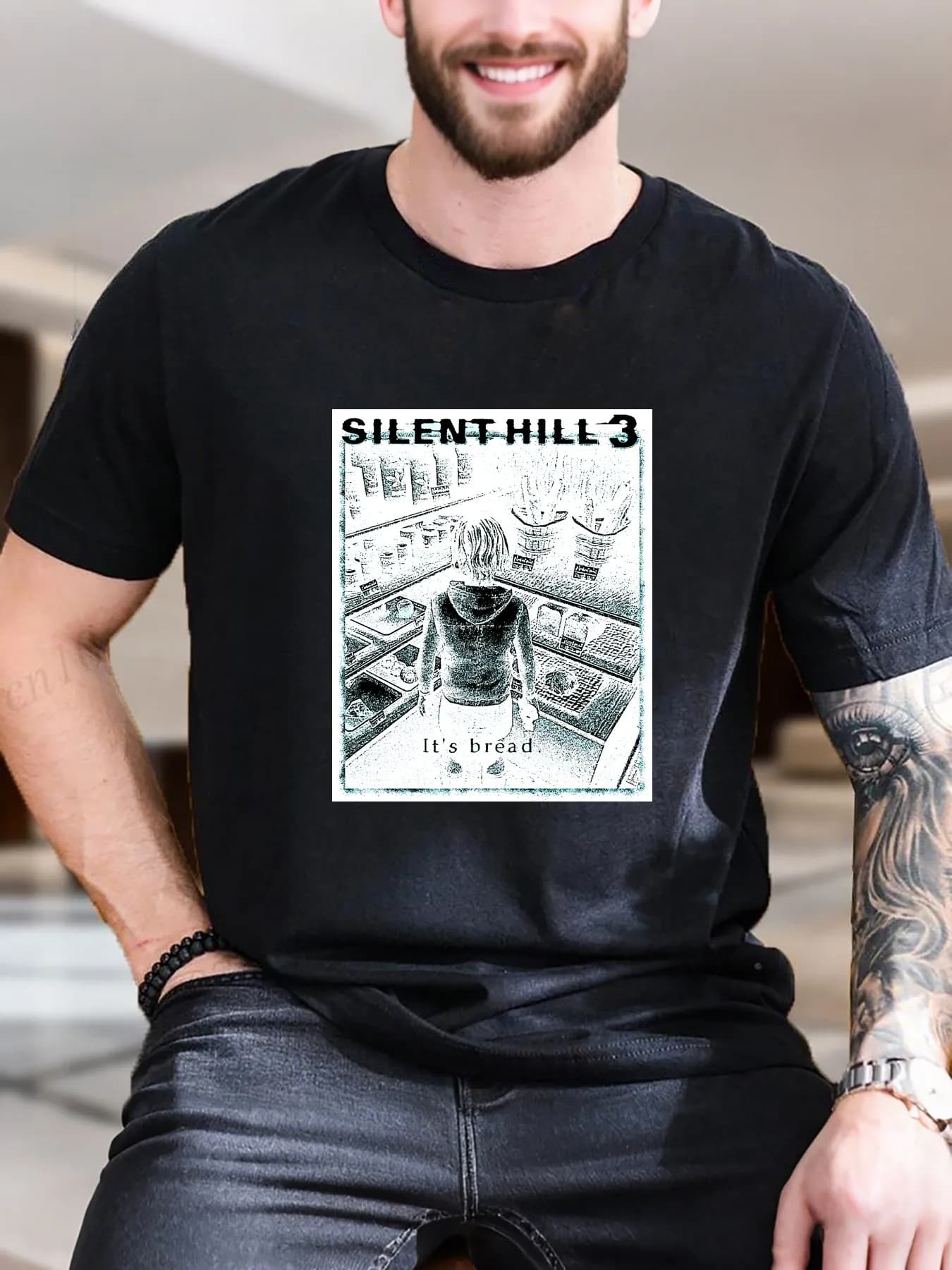 T-shirt a maniche corte con stampa grafica di nuova moda di arrivo per uomo 100% cotone ultra morbido traspirante bambino carino in cucina cibo lei