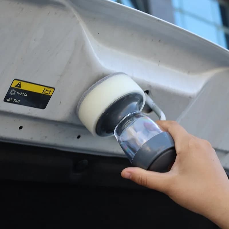 Rivestimento di vernice per auto Pulizia dei pneumatici Applicatore di contorno Tampone Spazzola in spugna Strumento applicatore per ceratura Ruota per auto Lucidatura Ceretta per pneumatici