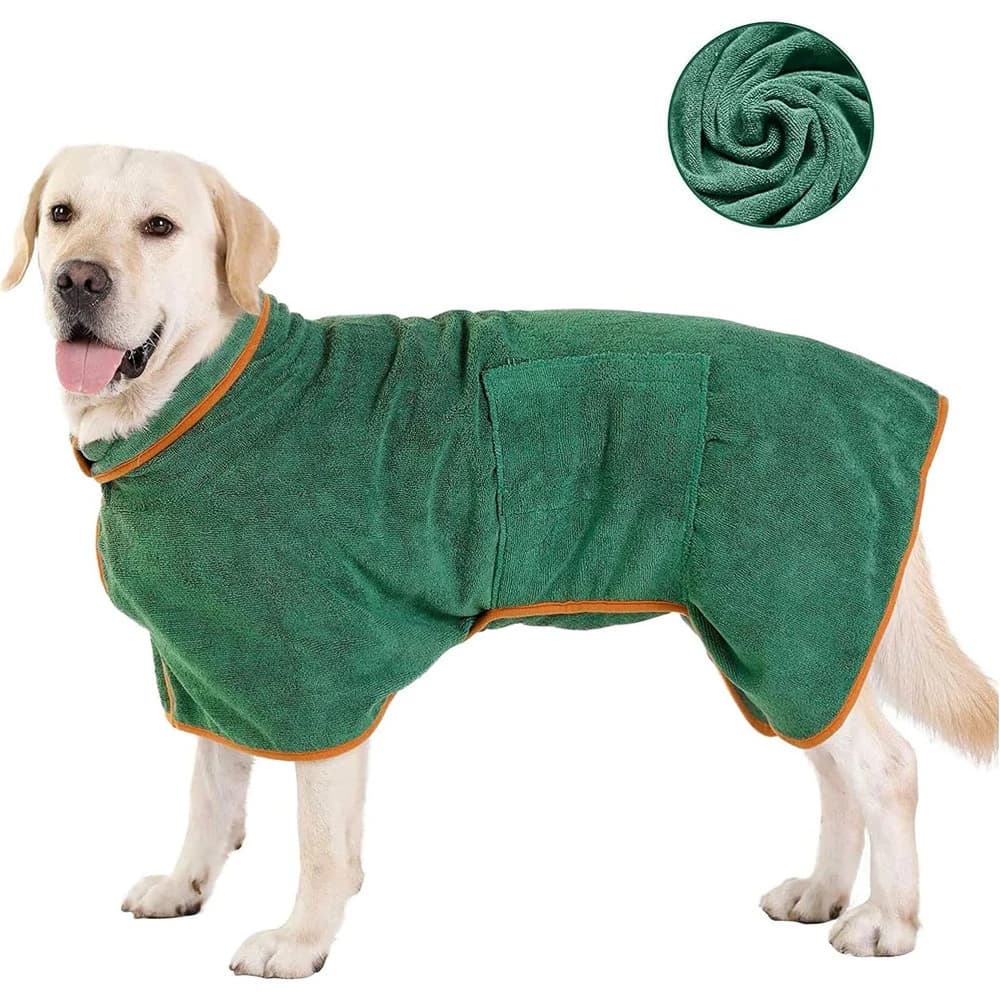 Quick Drying Bathrobe for Dogs, Large and Small Dog Towel, Pet Cleaning Accessories