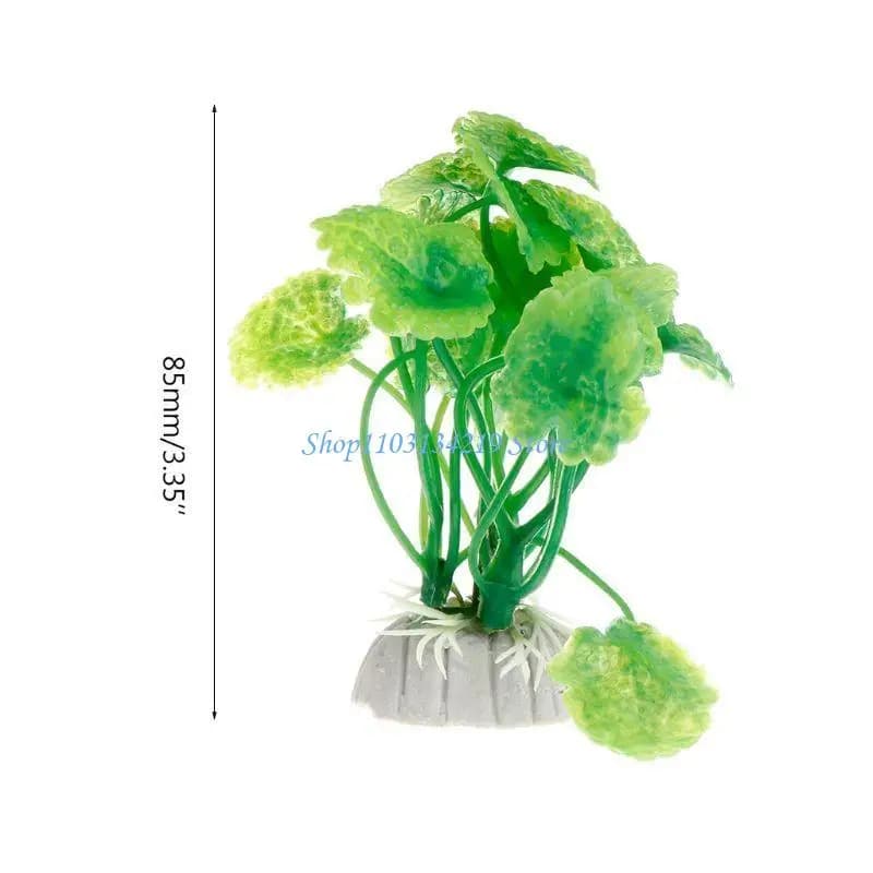 N5KC Artificial Green Aquatic Plant Aquarium Decor Landscape to Embellish Aquariums Landscape Hide Plants