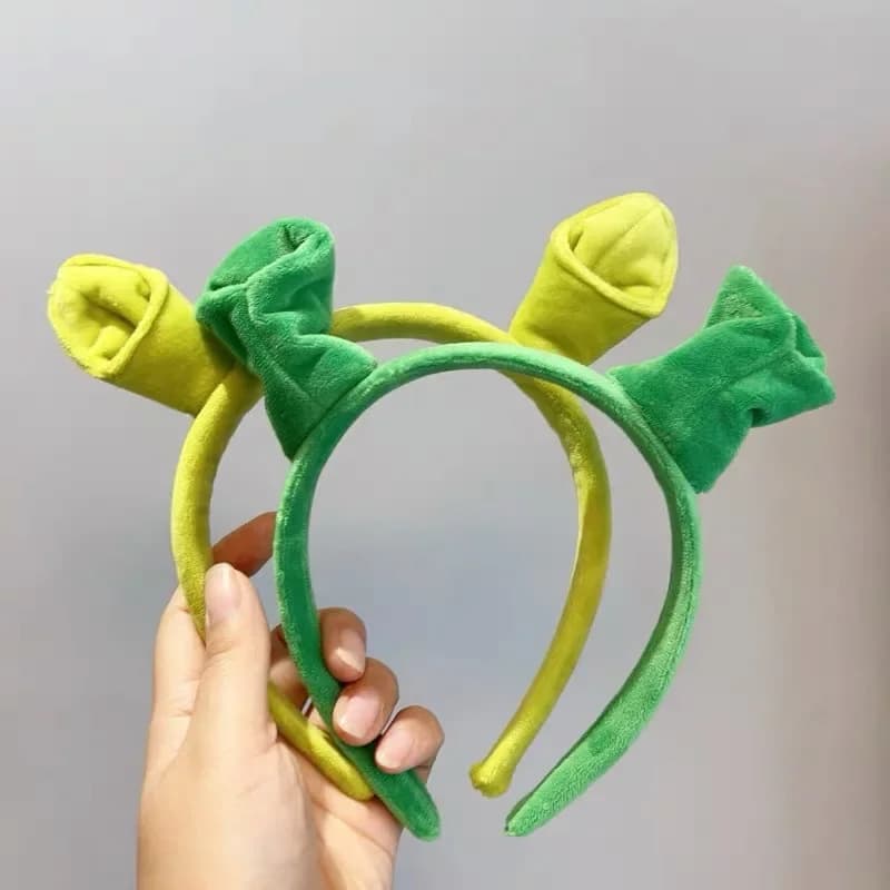 WonderfulCreative Cute Shrek Hairband Donna Nuovo stile Cartoon Copricapo Fotografia Puntelli Super adorabile Clip per capelli Divertente fascia