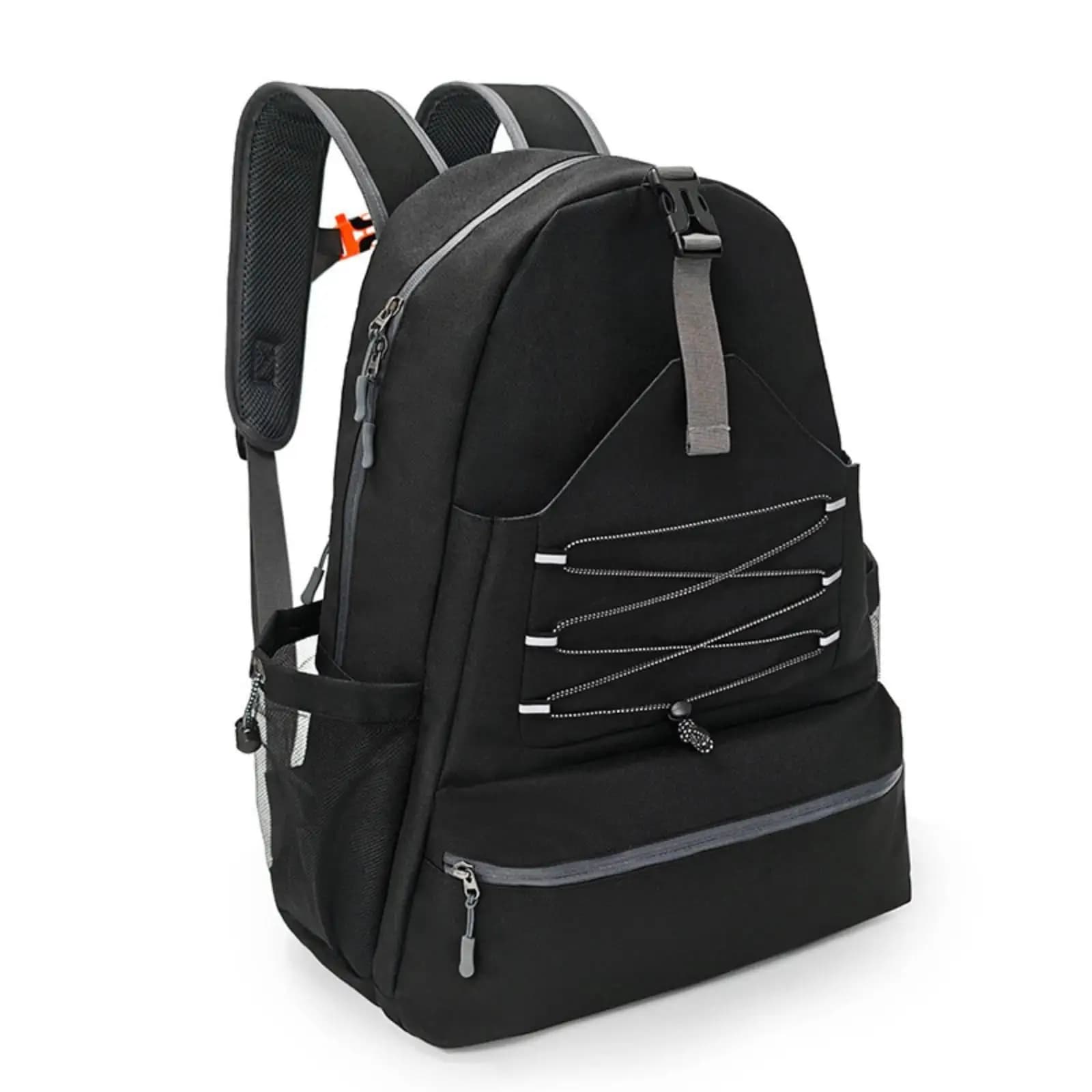 Backpack with Lower Compartment Large Capacity Sports Backpack Structured Pickleball Bag for Journeyers, Commuters, Outdoor