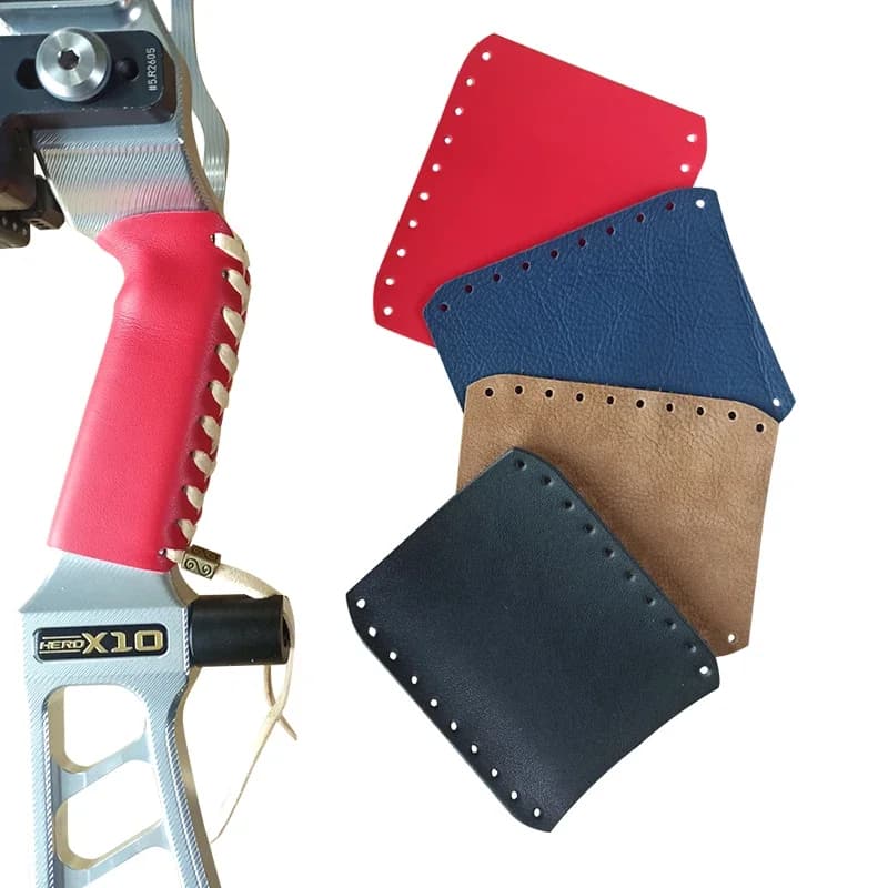 Protezione per arco per tiro con l'arco Assorbe la fascia per il sudore Maniglia elastica antiscivolo Nastro per impugnatura Fascia per corda per accessori da caccia