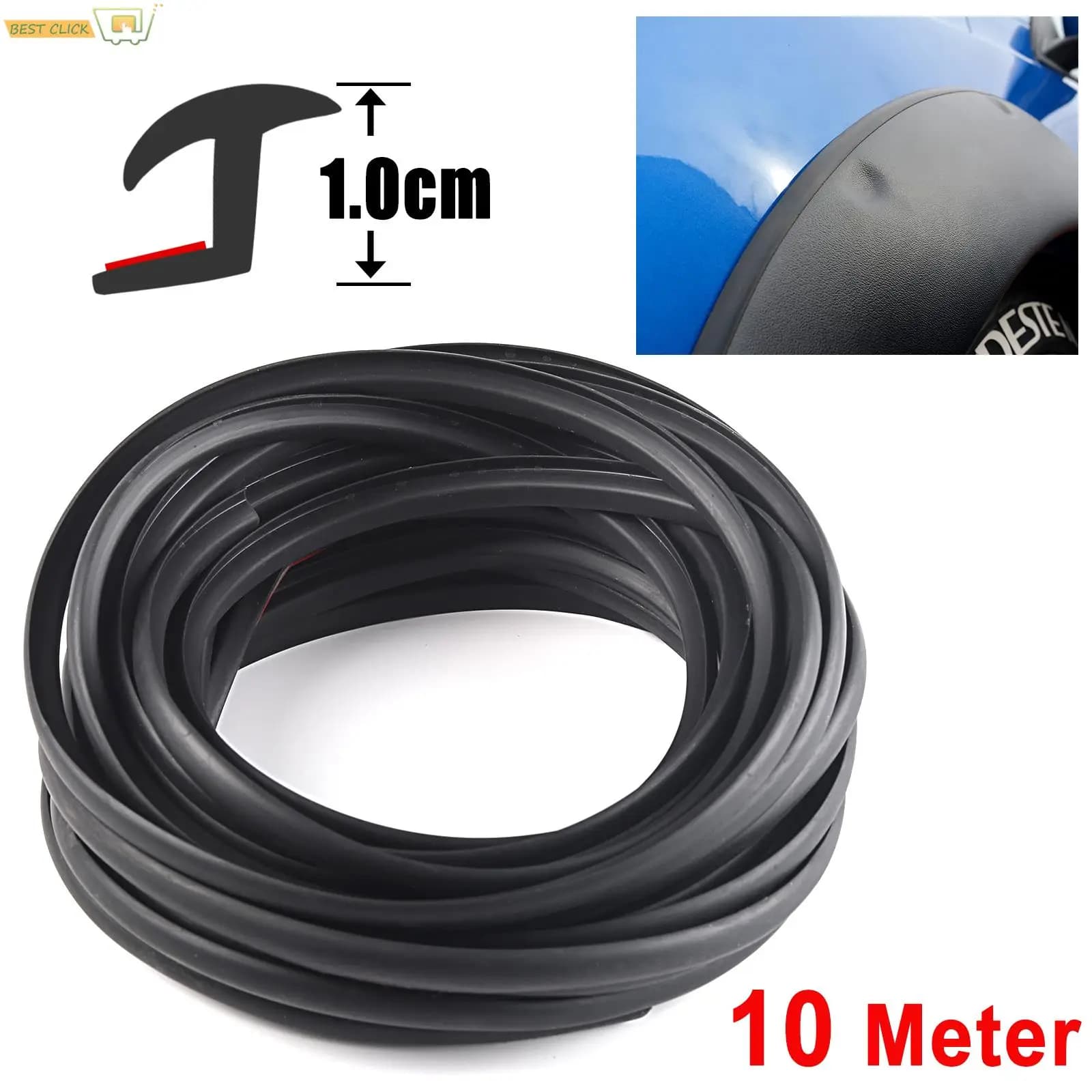 10M Parafango Flare Protection Wheel Protection Arco Wheel Cover Gap Sealing Strip Waterproof Anti Dust Printing Rubber Finishes Gaskets