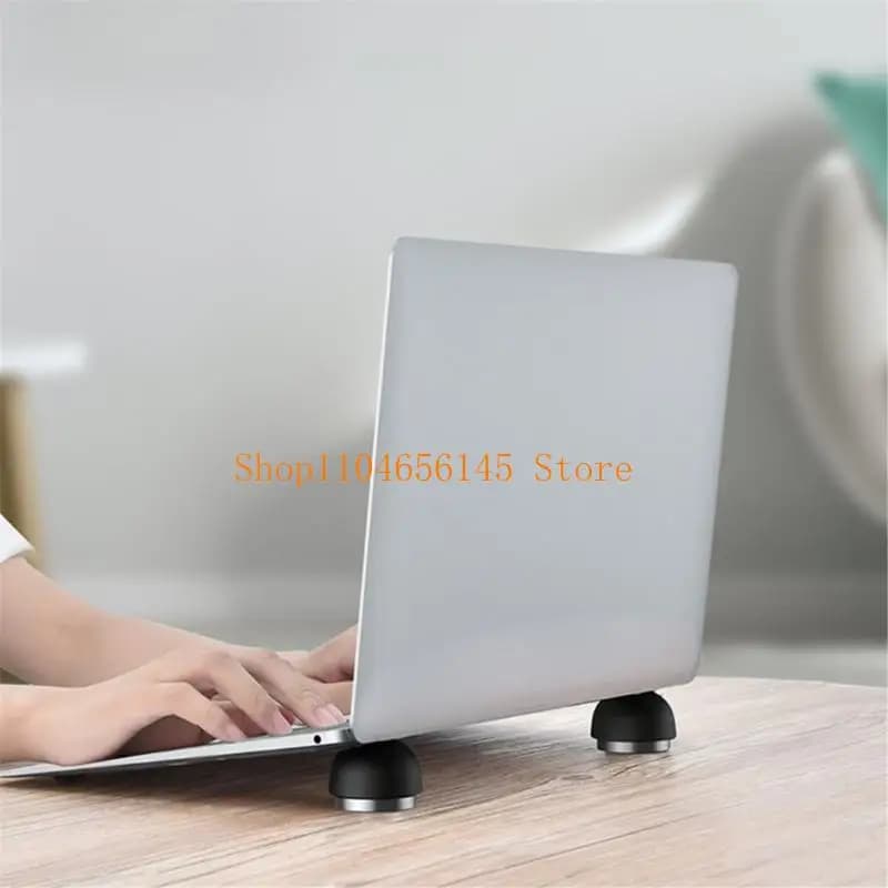 652F Mushroom Designs Computer Cooling Stand With Anti Slip Base And Bracket Support Invisible