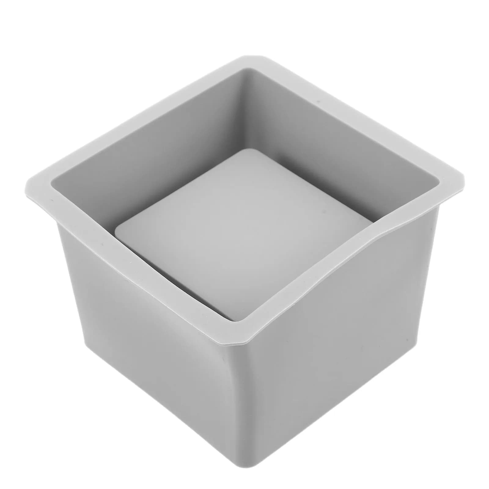 Stampi in Silicone per Vasi di Cemento, Fioriere in Resina Fai-da-Te, Decorazione Casa e Ufficio, Design Quadrato per Piante Succulente e Cactus
