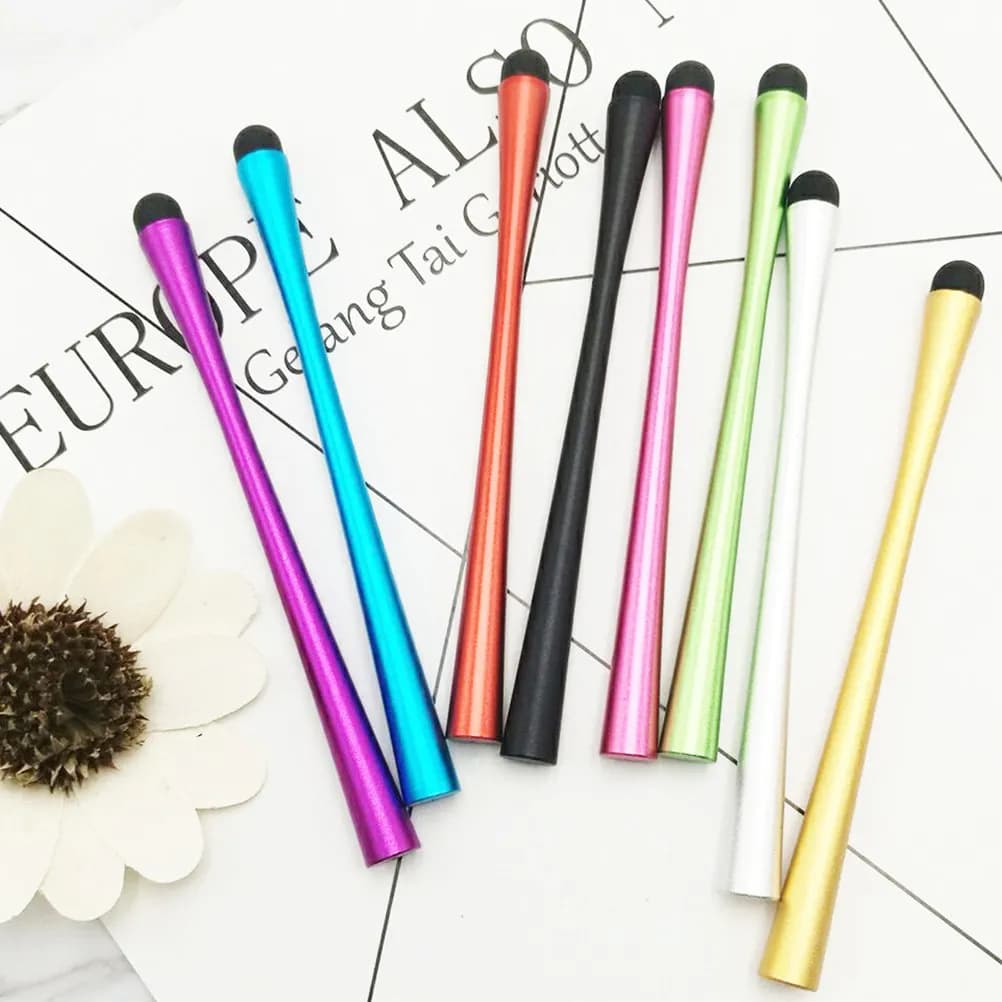 5 pezzi di penne stilo per scrittura a mano, stilo sottile per disegno, per tablet, cellulari, penne capacitivi per touch screen, leggere
