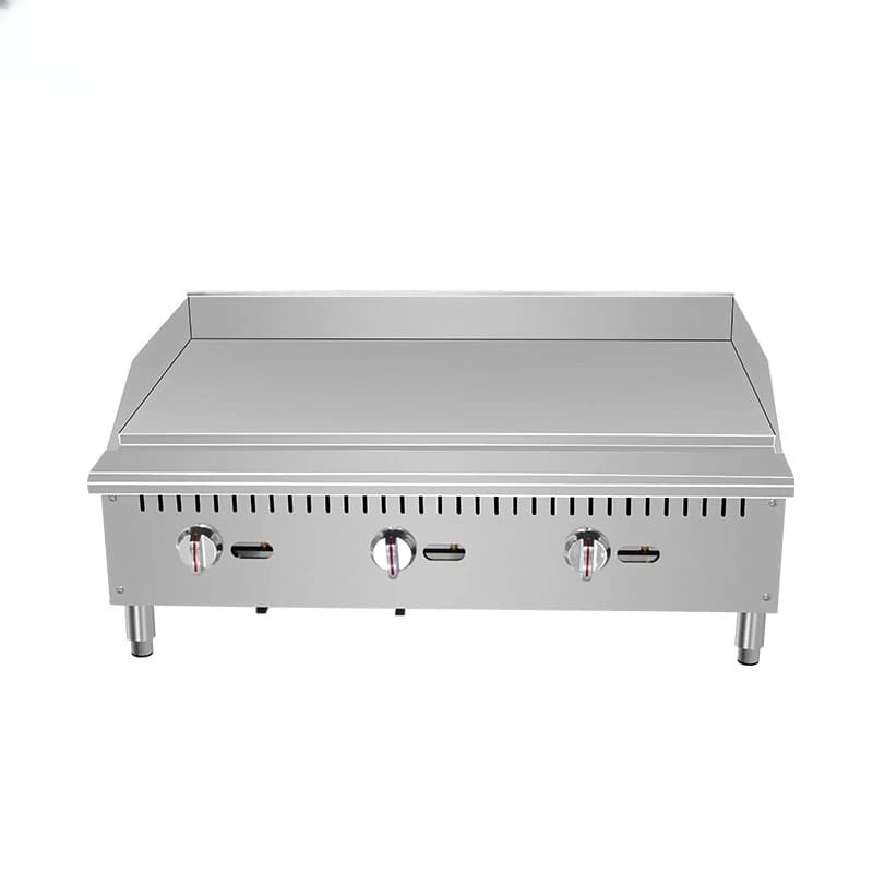 36 inch commercial pan with flat top, grill, restaurant, kitchen, burger, breakfast, barbecue, steak