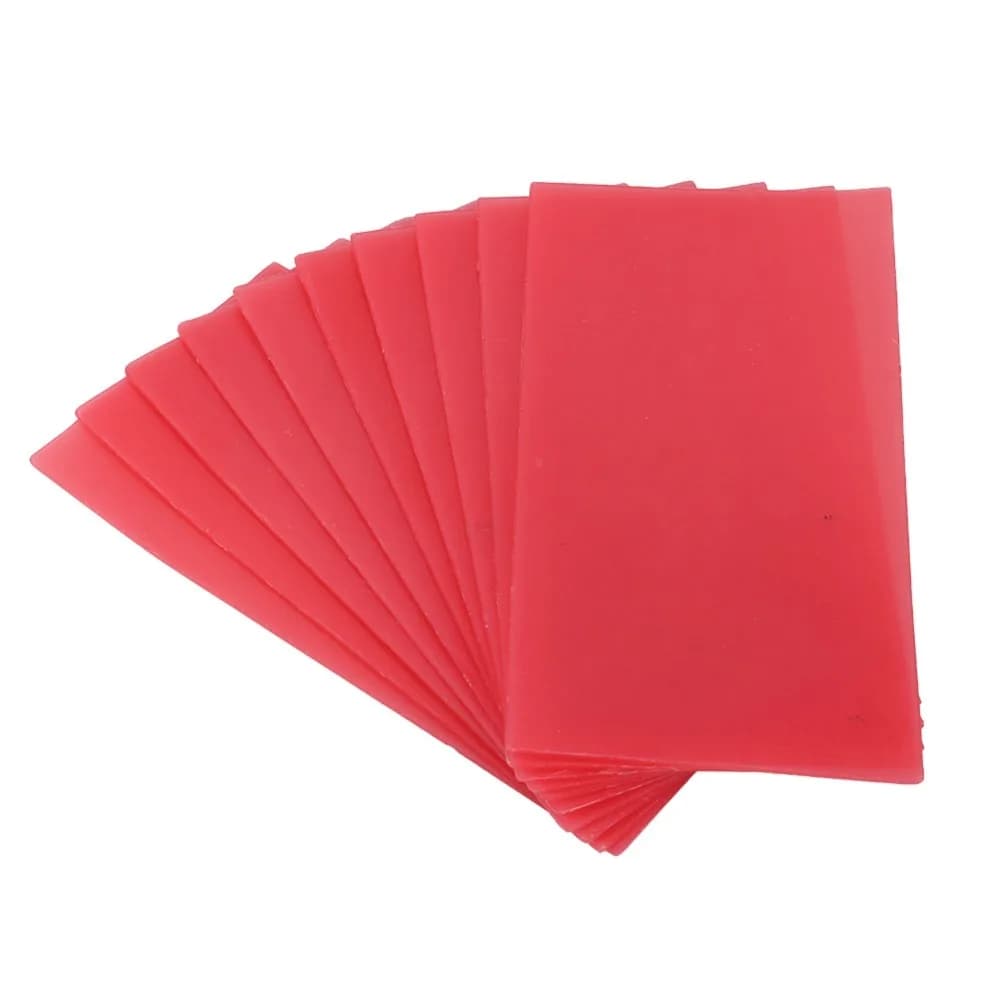 15/18 Pz Professionale Colore Rosso Gioielli Intagliare Cera 1.3/1.5/2.0mm Utilità Cera Lenzuola Modellazione Cera Protesi Casting
