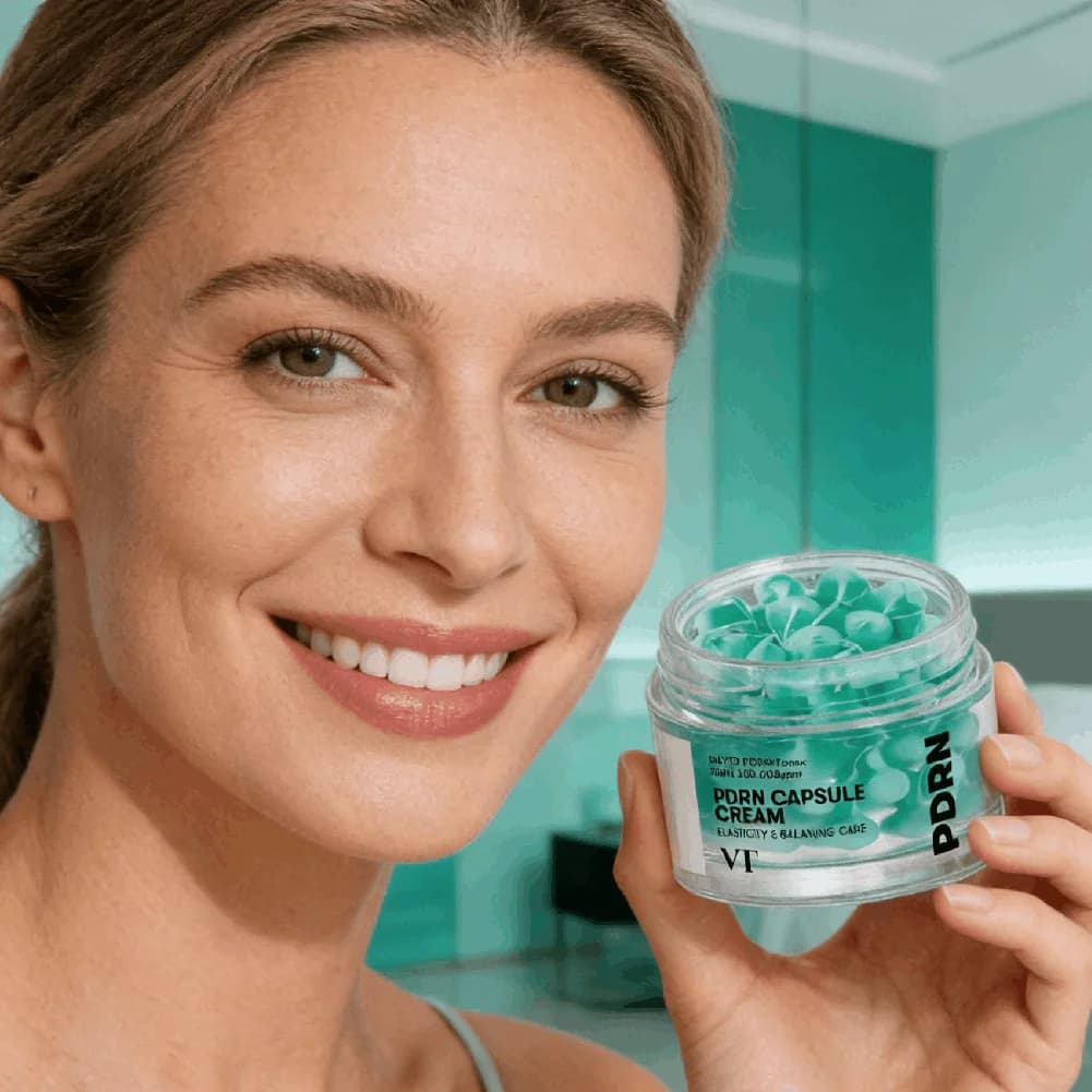 Capsule VC Crema Viso Antirughe 50ml Arricchita con Retinolo e Collagene, Formula Rassodante e Idratante, Prodotto Delicato per la Cura della Pelle