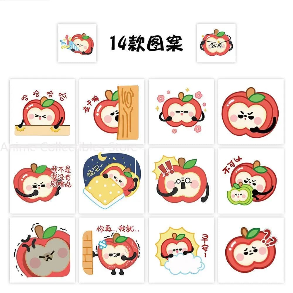 500Pc/Roll Anime Love and Deepspace‌ Caleb Sun Fruit Stickers For DIY Laptop Envelope Scrapbook Car Motorcycle Decal Gift