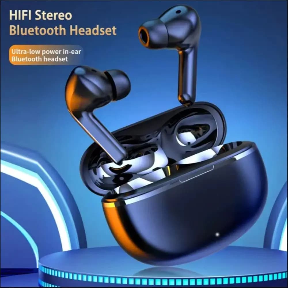 Wireless Air-7 5.3 TWS with Touch Control, Audio HIFI Stereo and High Definition Microphone for Calls, Bluetooth Headphones for Gaming
