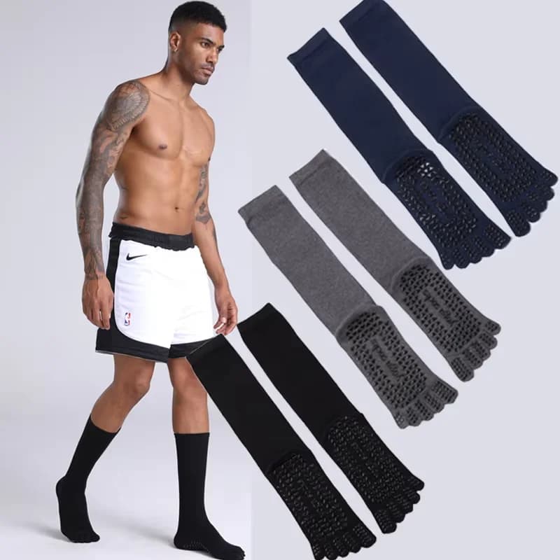 Yoga Socks for Men, Professional Sports Socks for Pilates and Indoor Fitness