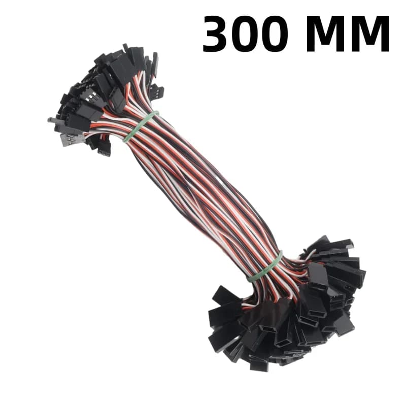 Cavo di prolunga per servo RC da 10 pezzi da 300 mm JR per elicottero RC Drone RC - Accessorio di aggiornamento essenziale