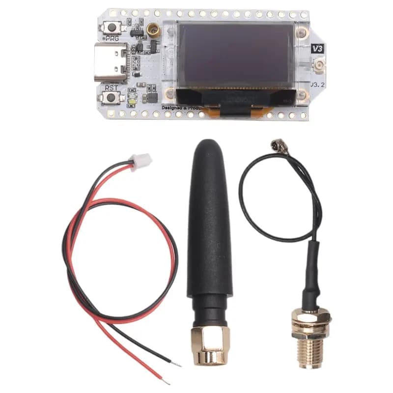 Nuovo LORA32-V3 Compatibile con Schede di Sviluppo Arduino SX1262 ESP32-S3, Supporto WIFI Meshtastic per 433-510Mhz, Facile da Usare