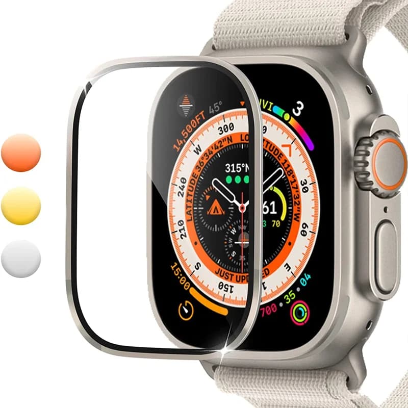 Tempered Glass for Apple Watch Ultra 49mm HD Screen Protector Anti-scratch Titanium Film Accessories iwatch Series Ultra 2