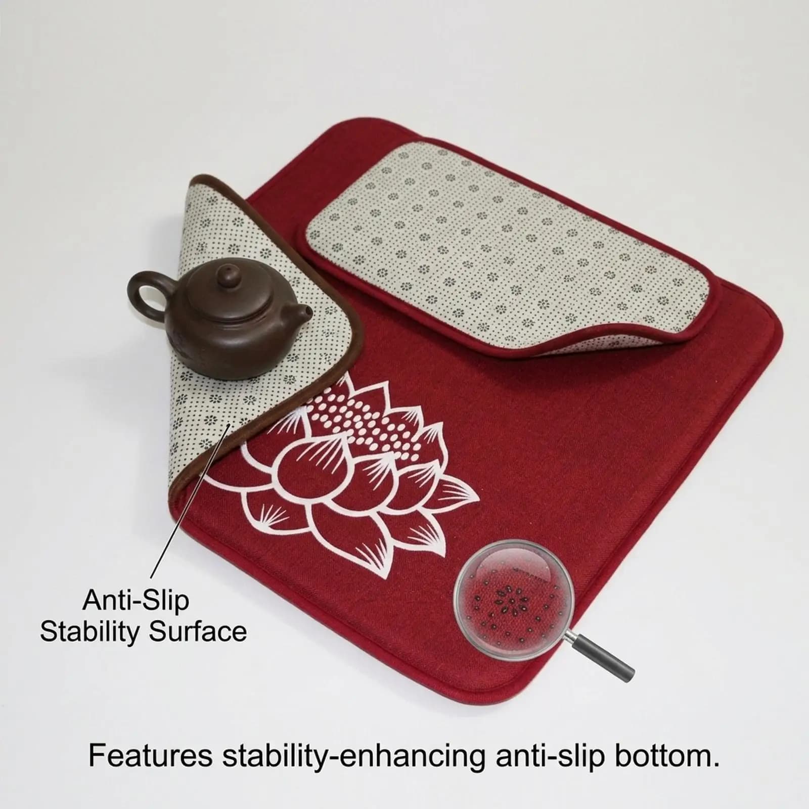 Cuscino per Seduta in Lino Fatto a Mano, Cuscino Quadrato da Pavimento Ergonomico per Meditazione, Yoga e Soggiorno