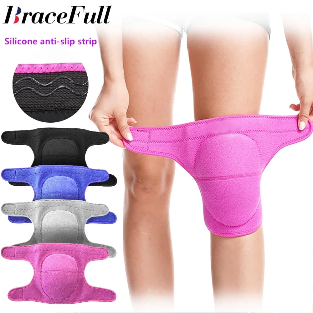 1 pz ginocchiere in EVA per ballare pallavolo yoga donna uomo ginocchiera rotula tutore supporto fitness protezione attrezzatura da lavoro