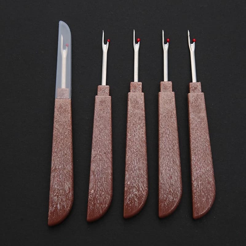 2/4/8/10 pz manico in legno cucitura Ripper filo per cucire Ripper strumento di rimozione del punto filo taglierina punto Unpicker ago strumenti per cucire