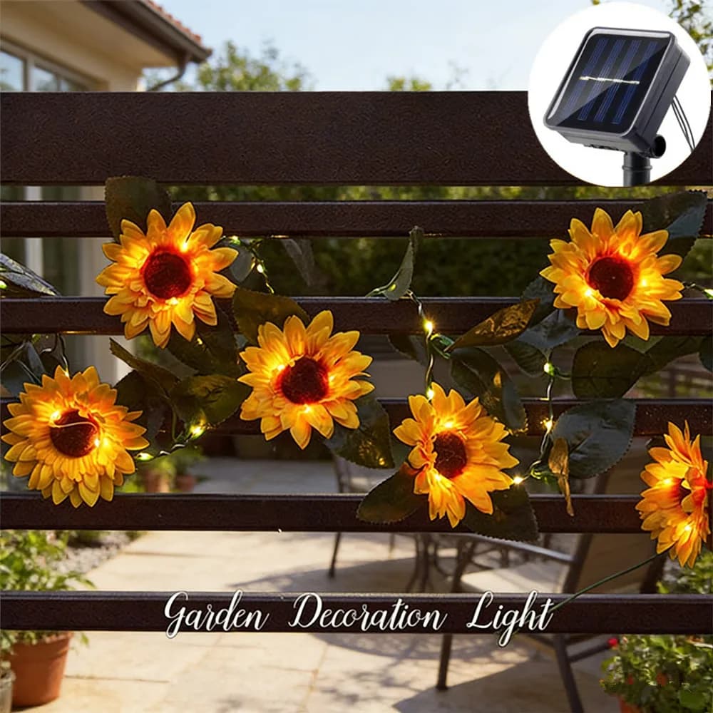 Luci a LED Solari a Forma di Foglie Verdi Artificiali per Decorazione da Giardino, Matrimoni, Feste, Ghirlande, Muri e Recinzioni