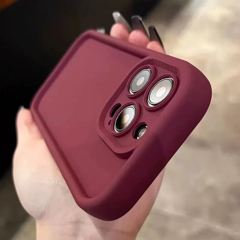 For IPhone 17 Air 16 15 14 13 12 Mini 11 Pro Max Plus Candy Color Phone Case Stylish Shockproof Soft Cover Slim Protective
