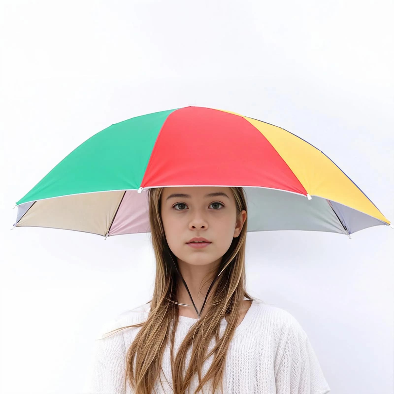 Children's Rain Hat Portable Foldable Sun Hat for Outdoor Waterproof Camping Sunbed Fishing Hood Children's Beach Hat