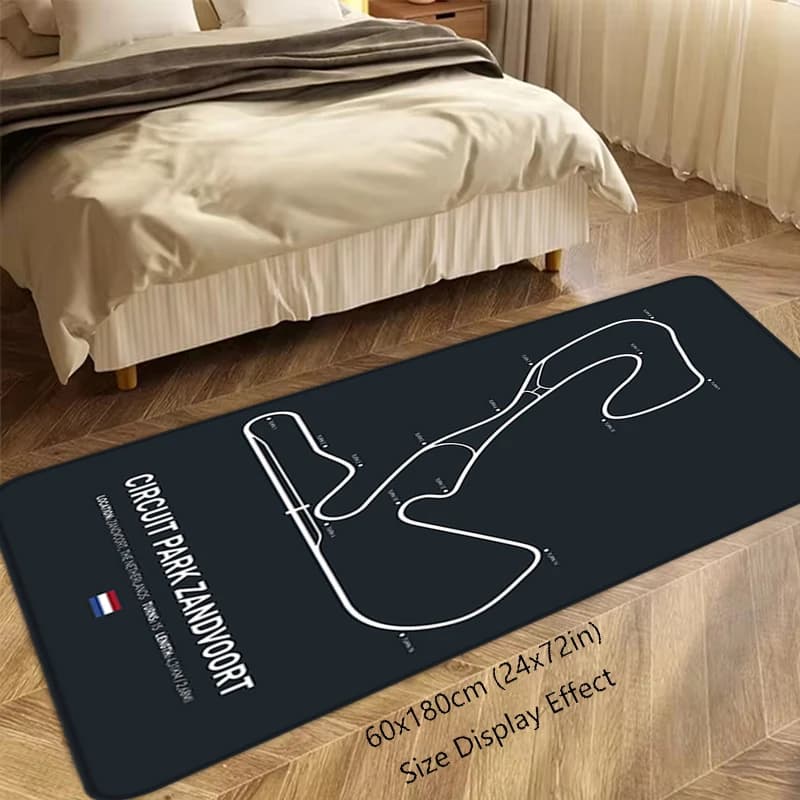 F1 House Entrance Mat Formula One Hall Carpets For Living Room Mats Feet Mats Non-slip Mats House Decorations