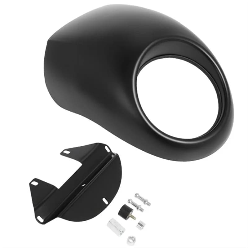 AB56-Coperchio faro Copri faro moto Copri faro per XL1200 Nero opaco