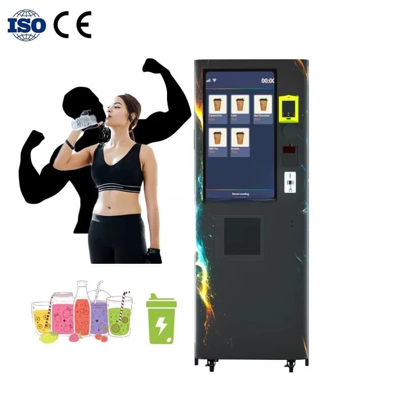 Customised commercial protein agitation with powder distributor Automatic high capacity customizable beverage dispenser