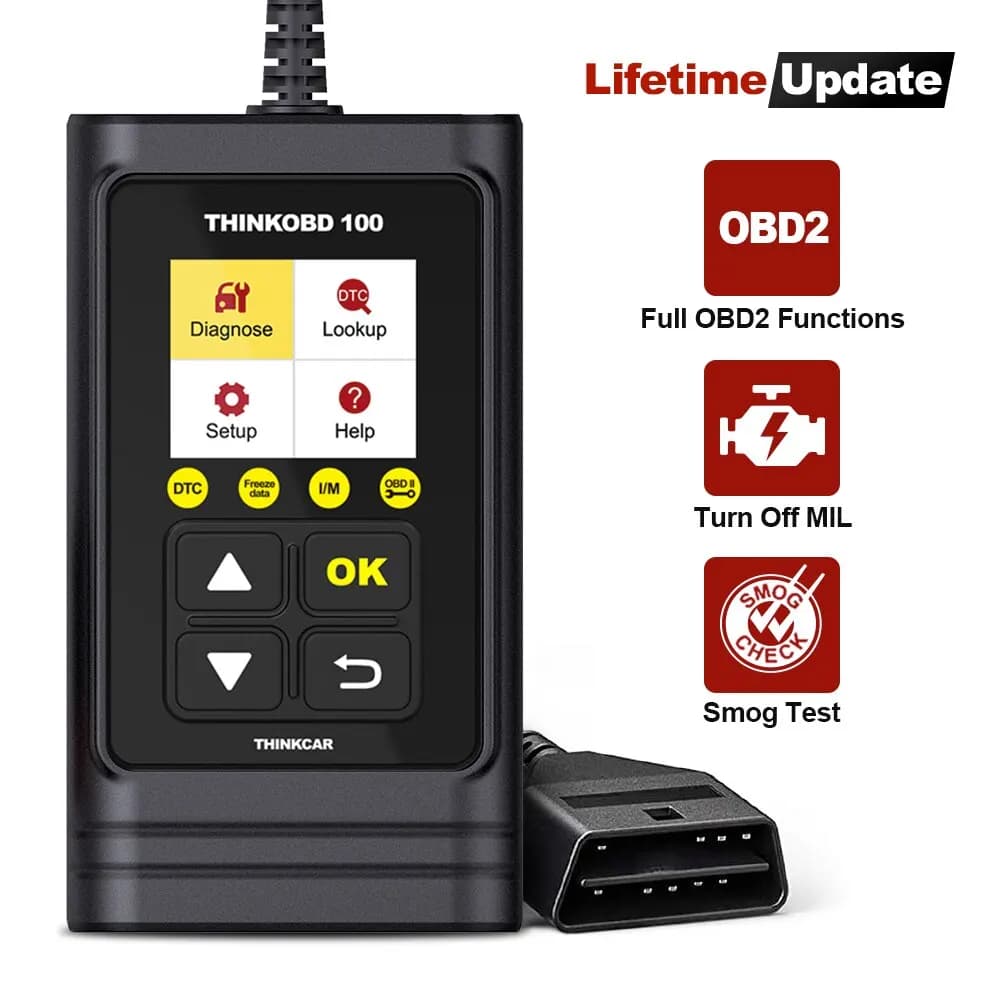 THINKCAR THINKOBD 100 Auto OBD2 Scanner lettore di codici per Auto codice trasparente Test Smog 10 modalità OBD 2 funzioni diagnosi automobilistica