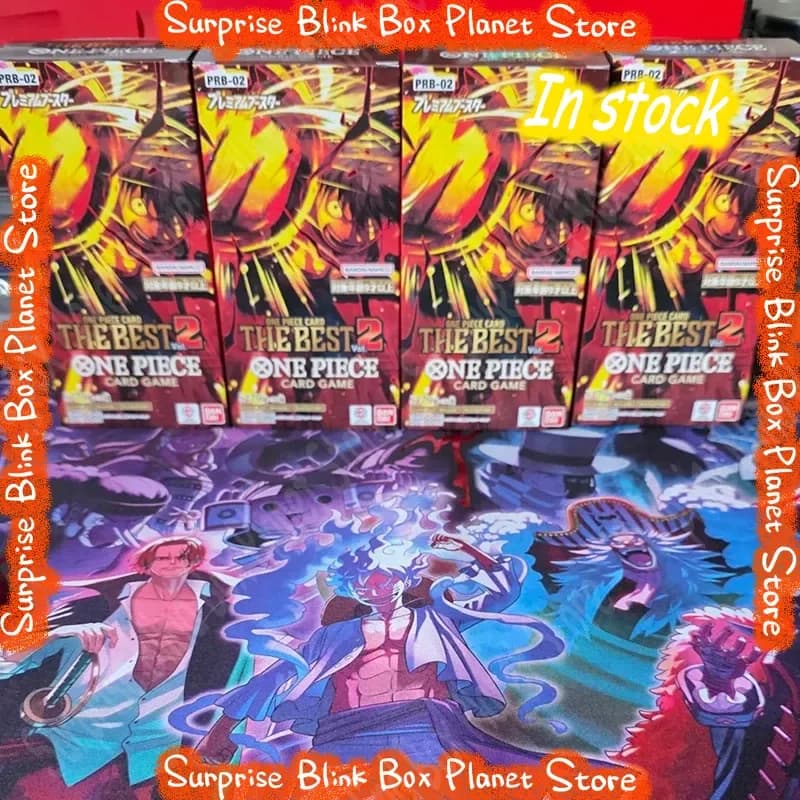 Official One Piece TCG PRB02 Premium Best Vol.2 Japanese Booster Pack Official Namco Trading Cards Blind Box Gift In Stock