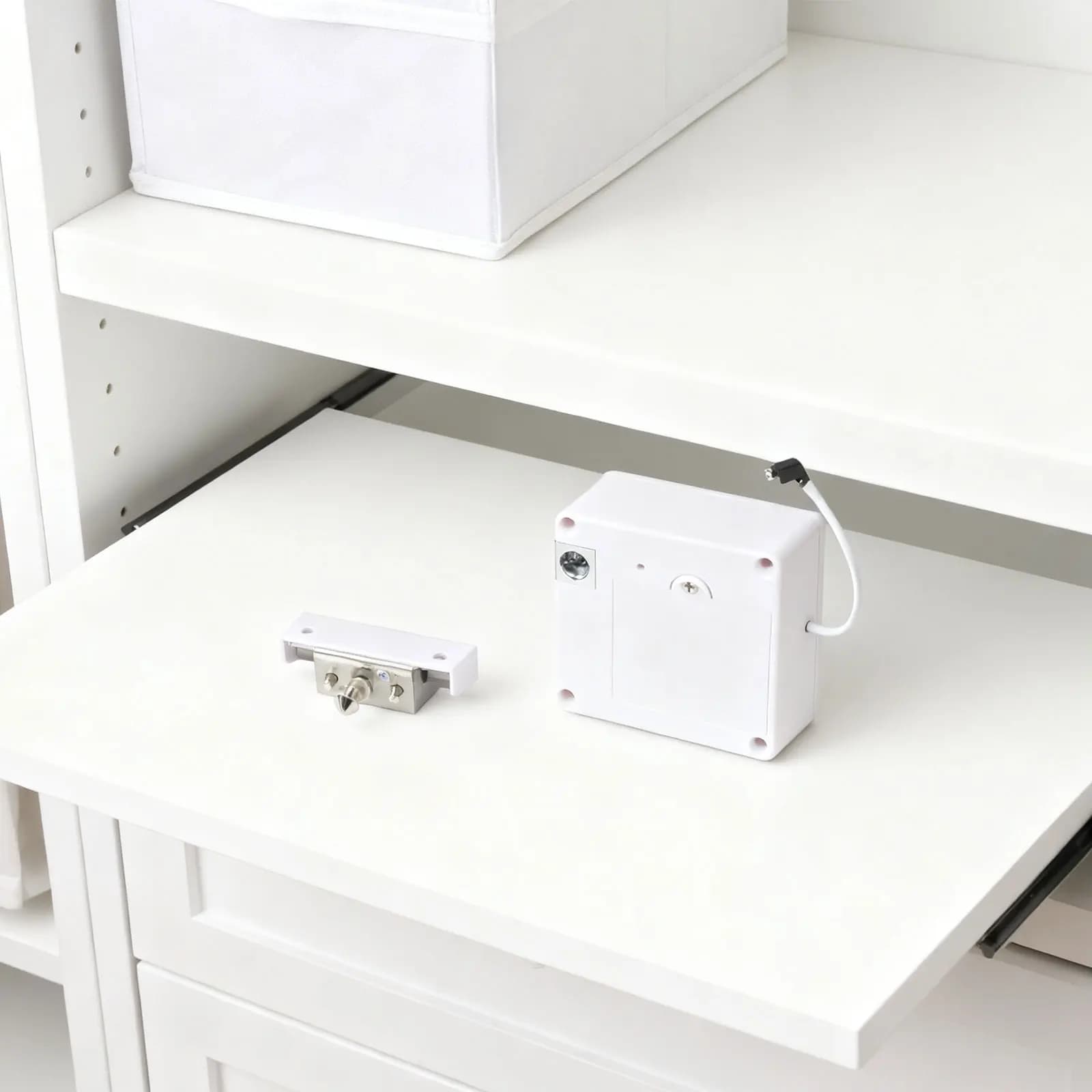 Serratura per Armadietto, Serratura per Cassetto, Serratura Elettrica per Cassetto con Scheda NFC, Serratura Invisibile per Armadio Porta Scarpe