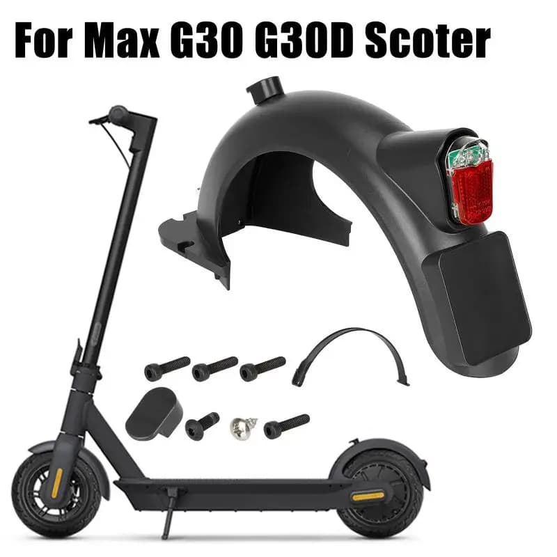 Rear Taillight Wheel Splash Mudguard Water Baffle For MAX G30 G30D Electric Scooter Back Replacements Part