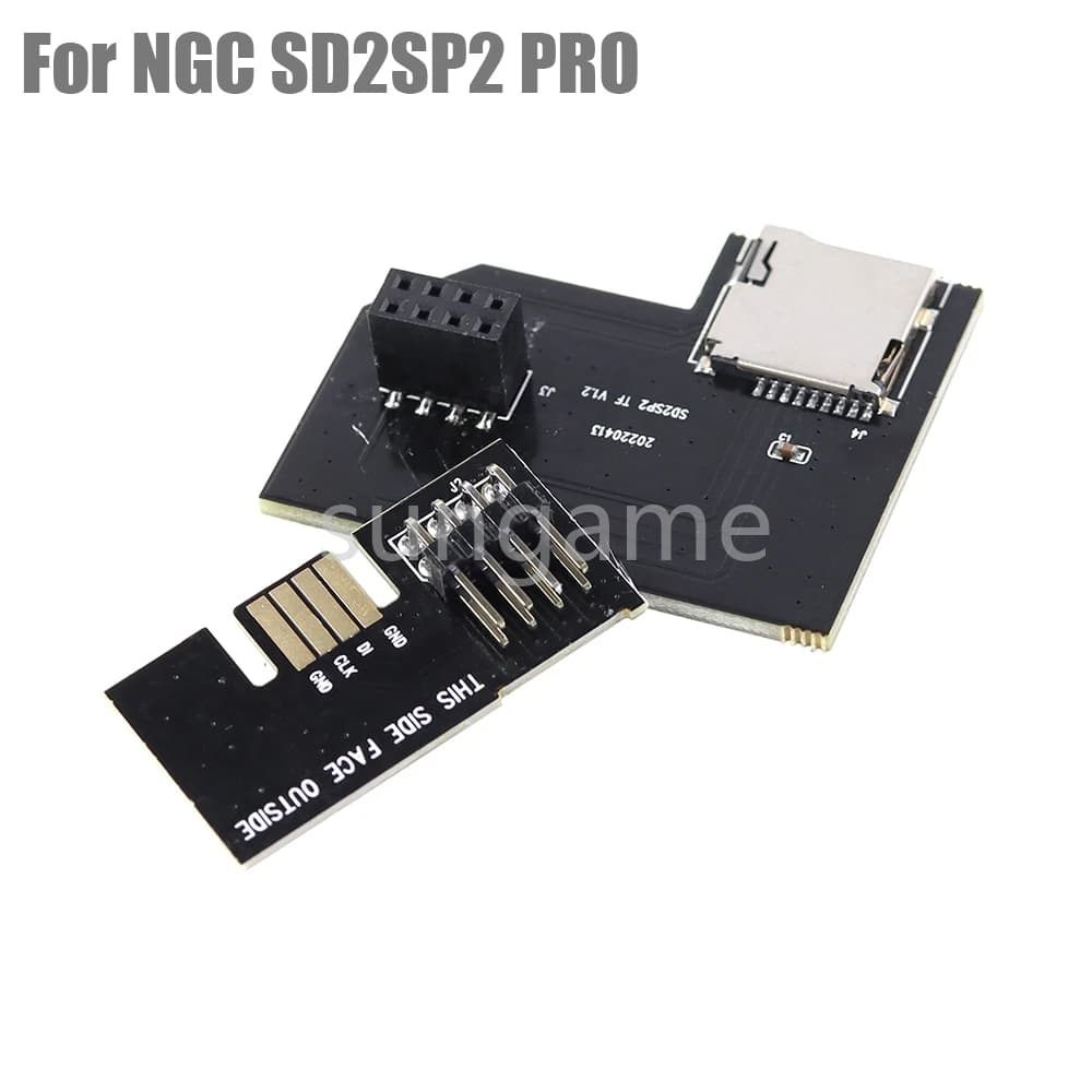1set nuovo SD2SP2 POR Load SDL Micro SD TF Reader adattatore per scheda di memoria per Gamecube NGC porta seriale 2