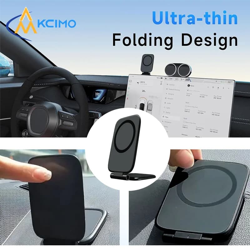 Adjustable Magnetic Vehicle Phone Bracket, Ultra Slim Dual-Side Powerful Magnet Car Phone Holder, Universal Auto Navigation