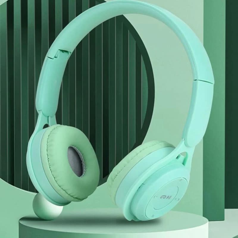 New Bluetooth Headphones 5.0 Headset Headset Wireless Headphones Stereo Foldable Sports Game for iPhone Xiaomi Samsung